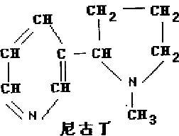 如图为香烟中有害物质尼古丁的结构式(短线代表电子对)