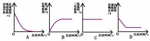 取一定量过氧化氢与二氧化锰放在一密闭容器中混合,使其充分反应.下图