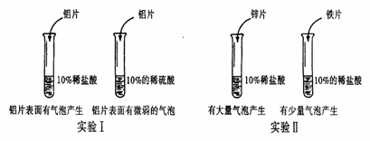 课外学习小组为进一步探究活泼金属与酸反应的情况,做了以下两组对比