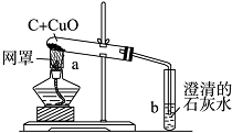 用木炭还原氧化铜的实验如图所示.
