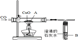 某同学设计如图所示的实验装置,进行一氧化碳还原氧化铜的实验.试回答