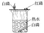(1)铜片上的红磷不燃烧,是因为      .